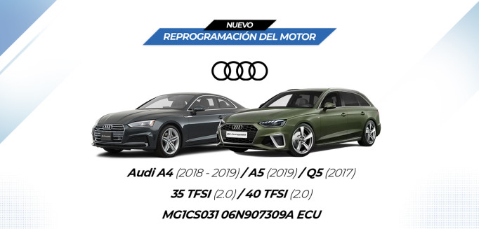¡Nuevas reprogramaciones disponibles: Audi!