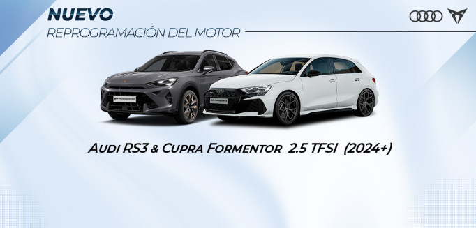 Reprograma tu Audi RS3 o tu Cupra Formentor!